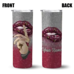 personalized-arizona-cardinals-sparkle-lips-red-skinny-tumbler-best-selling.webp