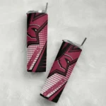 personalized-arizona-cardinals-web-stripes-red-white-skinny-tumbler-best-selling.webp