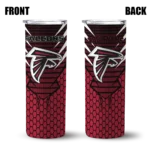 personalized-atlanta-falcons-chevron-stripes-red-skinny-tumbler-best-selling.webp