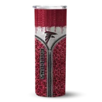 personalized-atlanta-falcons-sparkle-drip-red-skinny-tumbler-best-selling.webp