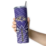 personalized-baltimore-ravens-monogram-burst-purple-white-skinny-tumbler-best-selling.webp