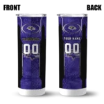 personalized-baltimore-ravens-stacked-diamond-purple-skinny-tumbler-best-selling.webp