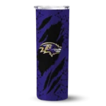 personalized-baltimore-ravens-star-pop-purple-black-skinny-tumbler-best-selling.webp