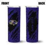 personalized-baltimore-ravens-star-pop-purple-black-skinny-tumbler-best-selling.webp