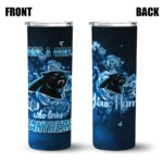 personalized-carolina-panthers-rose-romance-blue-black-skinny-tumbler-best-selling.webp