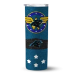 personalized-carolina-panthers-star-cluster-blue-skinny-tumbler-best-selling.webp