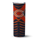 personalized-chicago-bears-camo-texture-blue-skinny-tumbler-best-selling.webp