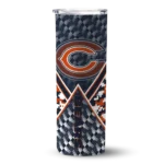 personalized-chicago-bears-monogram-burst-blue-white-skinny-tumbler-best-selling.webp