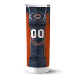 personalized-chicago-bears-stacked-diamond-blue-skinny-tumbler-best-selling.webp
