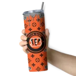 personalized-cincinnati-bengals-camo-streak-orange-skinny-tumbler-best-selling.webp