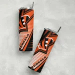 personalized-cincinnati-bengals-web-stripes-orange-white-skinny-tumbler-best-selling.webp
