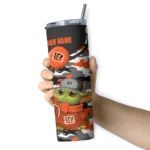 personalized-cincinnati-bengals-yoda-camo-orange-black-skinny-tumbler-best-selling.webp