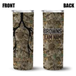 personalized-cleveland-browns-antler-flow-camo-skinny-tumbler-best-selling.webp