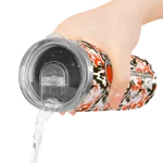 personalized cleveland browns claw marks brown white skinny tumbler best selling 1.webp