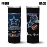 personalized-dallas-cowboys-helmet-belt-blue-black-skinny-tumbler-best-selling.webp
