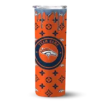 personalized-denver-broncos-camo-streak-orange-skinny-tumbler-best-selling.webp