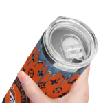 personalized-denver-broncos-camo-streak-orange-skinny-tumbler-best-selling.webp