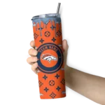 personalized-denver-broncos-camo-streak-orange-skinny-tumbler-best-selling.webp
