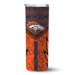 personalized-denver-broncos-spiral-burst-print-orange-skinny-tumbler-best-selling.webp