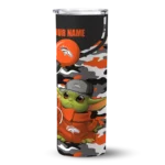 personalized-denver-broncos-yoda-camo-orange-black-skinny-tumbler-best-selling.webp