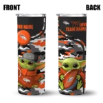 personalized-denver-broncos-yoda-camo-orange-black-skinny-tumbler-best-selling.webp