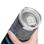 personalized-detroit-lions-hexagon-honeycomb-blue-black-skinny-tumbler-best-selling.webp
