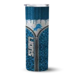 personalized-detroit-lions-sparkle-drip-blue-skinny-tumbler-best-selling.webp