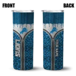 personalized-detroit-lions-sparkle-drip-blue-skinny-tumbler-best-selling.webp