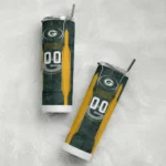 personalized-green-bay-packers-stacked-diamond-green-skinny-tumbler-best-selling.webp