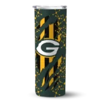 personalized-green-bay-packers-star-pop-green-black-skinny-tumbler-best-selling.webp
