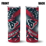 personalized-houston-texans-helmet-clash-blue-skinny-tumbler-best-selling.webp
