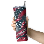 personalized-houston-texans-helmet-clash-blue-skinny-tumbler-best-selling.webp