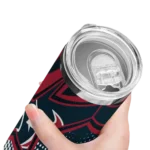 personalized-houston-texans-web-stripes-blue-white-skinny-tumbler-best-selling.webp
