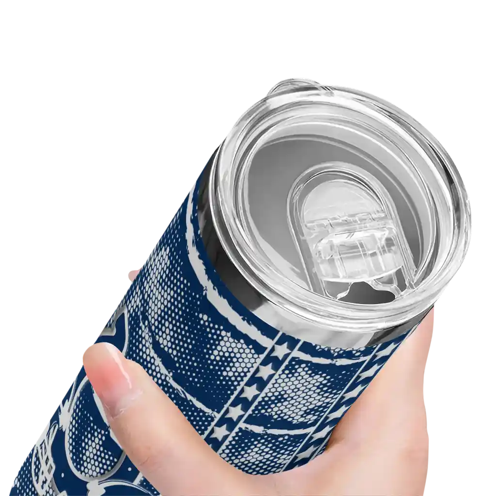 personalized-indianapolis-colts-chevron-patch-blue-skinny-tumbler-high-quality.webp