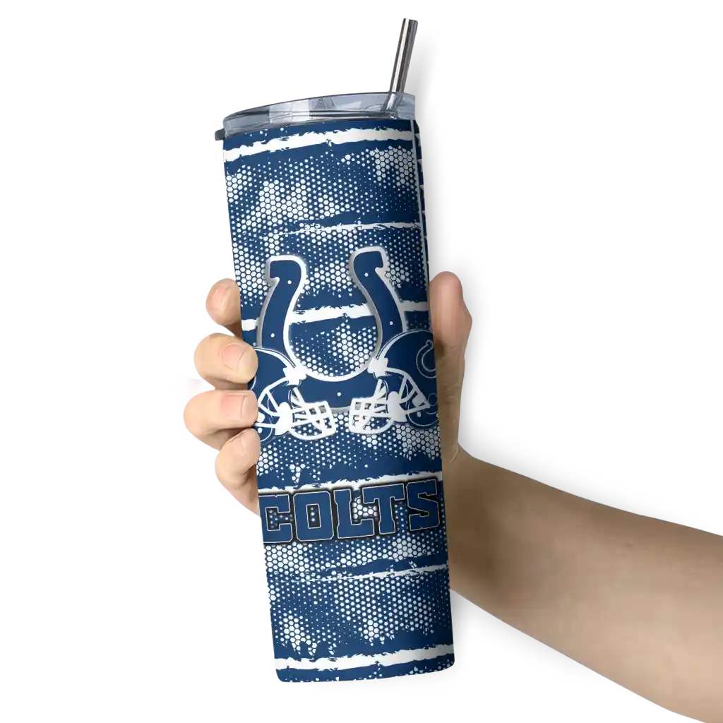 personalized-indianapolis-colts-chevron-patch-blue-skinny-tumbler-premium-grade.webp