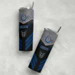 personalized-indianapolis-colts-hexagon-honeycomb-blue-black-skinny-tumbler-best-selling.webp