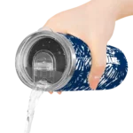 personalized-indianapolis-colts-metallic-grid-blue-skinny-tumbler-best-selling.webp