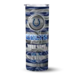 personalized-indianapolis-colts-patterned-waves-blue-skinny-tumbler-best-selling.webp