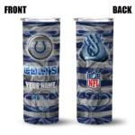 personalized-indianapolis-colts-patterned-waves-blue-skinny-tumbler-best-selling.webp