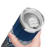 personalized-indianapolis-colts-sparkle-drip-blue-skinny-tumbler-best-selling.webp