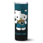 personalized-jacksonville-jaguars-hello-kitty-teal-black-skinny-tumbler-best-selling.webp