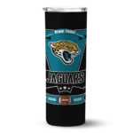personalized-jacksonville-jaguars-helmet-belt-teal-black-skinny-tumbler-best-selling.webp