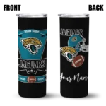 personalized-jacksonville-jaguars-helmet-belt-teal-black-skinny-tumbler-best-selling.webp