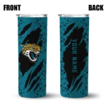 personalized-jacksonville-jaguars-star-pop-teal-black-skinny-tumbler-best-selling.webp
