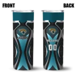 personalized-jacksonville-jaguars-superman-emblem-teal-black-skinny-tumbler-best-selling.webp
