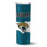 personalized-jacksonville-jaguars-torn-band-teal-white-skinny-tumbler-best-selling.webp