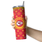 personalized-kansas-city-chiefs-camo-streak-red-skinny-tumbler-best-selling.webp