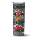 personalized-kansas-city-chiefs-chevron-v-red-gray-skinny-tumbler-best-selling.webp