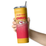 personalized-kansas-city-chiefs-swirl-texture-red-skinny-tumbler-best-selling.webp