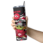 personalized-kansas-city-chiefs-yoda-camo-red-black-skinny-tumbler-best-selling.webp